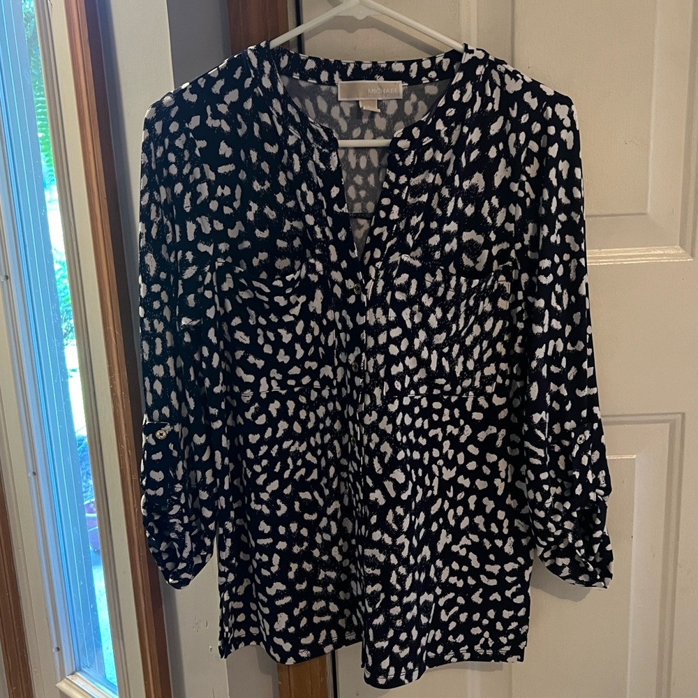 Michael Kors Patterned Blouse